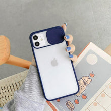 Load image into Gallery viewer, iPhone 12 Mini Camera Lens Slide Protection Matte Case
