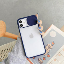 Load image into Gallery viewer, iPhone Series Camera Lens Slide Protection Matte Case
