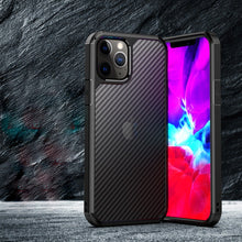 Load image into Gallery viewer, iPhone 12 Pro Opaque Matte Carbon Fiber TPU Armor Case
