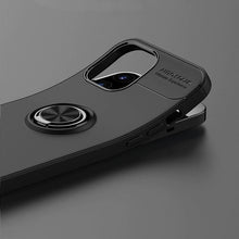 Load image into Gallery viewer, iPhone 12 Pro Metallic Finger Ring Holder Matte Case

