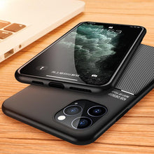 Load image into Gallery viewer, iPhone 12 Pro Max Carbon Fiber Twill Pattern Soft TPU Case
