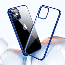 Load image into Gallery viewer, iPhone 12 Electroplating Silicone Transparent Glitter Case

