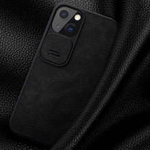 Load image into Gallery viewer, iPhone 13 Pro Max Camera Protection Leather Flip Case
