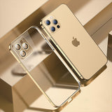 iPhone 13 Series Transparent Plating Camera Protection Case