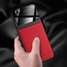 Load image into Gallery viewer, iPhone SE (2020)  Sleek Slim Leather Glass Case
