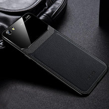 Load image into Gallery viewer, iPhone SE (2020)  Sleek Slim Leather Glass Case
