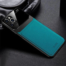 Load image into Gallery viewer, iPhone 11 Pro Max Sleek Slim Leather Glass Case
