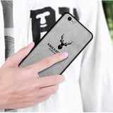 iPhone 8 Deer Pattern Inspirational Soft Case