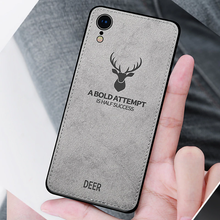 Load image into Gallery viewer, iPhone XR Deer Pattern Inspirational Soft Case
