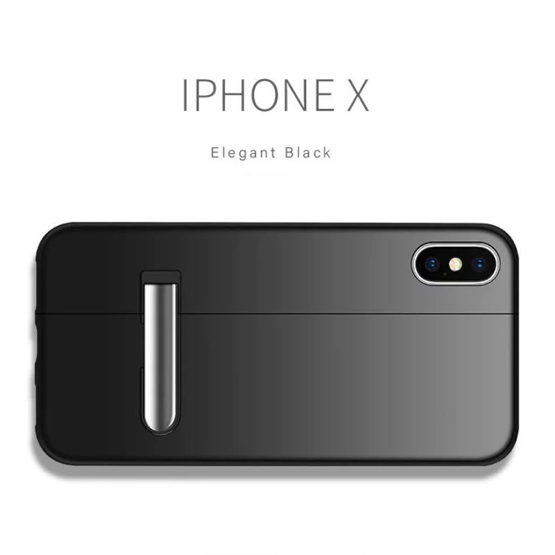 iPhone X Auto-Fit Magnetic Colour Contrast Kickstand Case