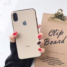 Load image into Gallery viewer, MyCase ® iPhone XS Chrome Plating Soft Case
