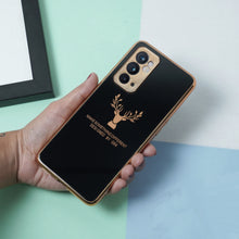 Load image into Gallery viewer, OnePlus 9RT Electroplating Reindeer Pattern Glass Case
