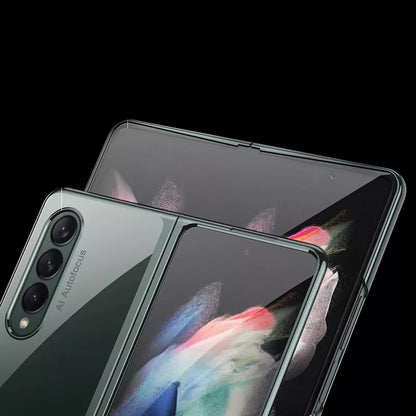 Galaxy Z Fold3 Transparent Glitter Case