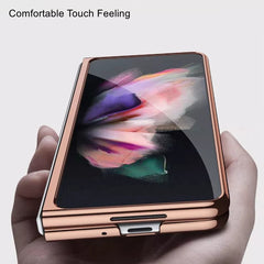 Galaxy Z Fold3 Transparent Glitter Case