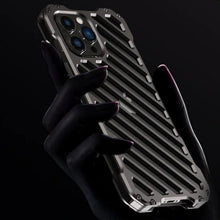 Load image into Gallery viewer, iPhone 14 R-Just Aluminium Alloy Grill Case
