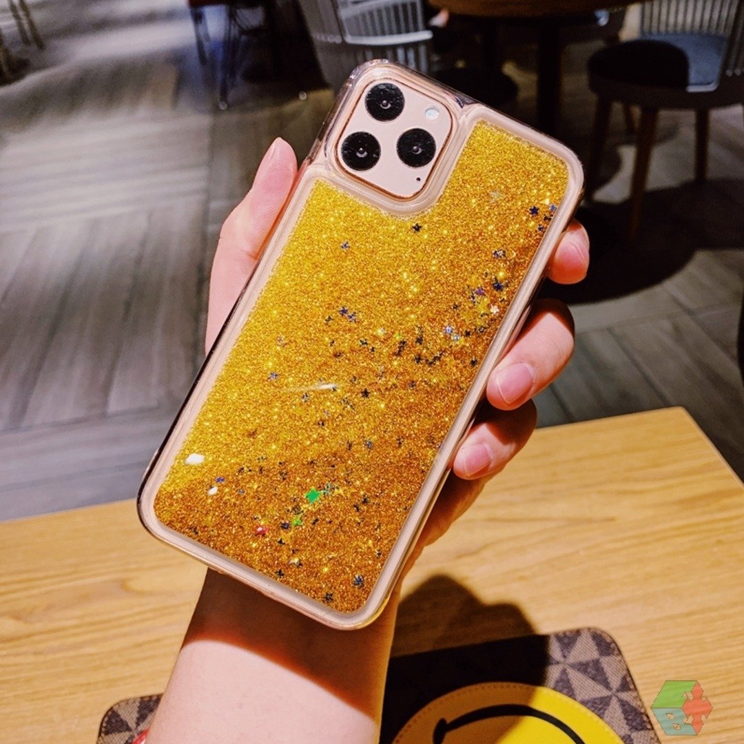 iPhone 11 Pro Max Liquid Glitter Sparkle Shiny Bling Case