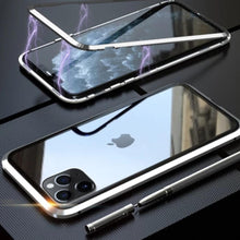 Load image into Gallery viewer, iPhone 11 Electronic Auto-Fit Magnetic Glass Case
