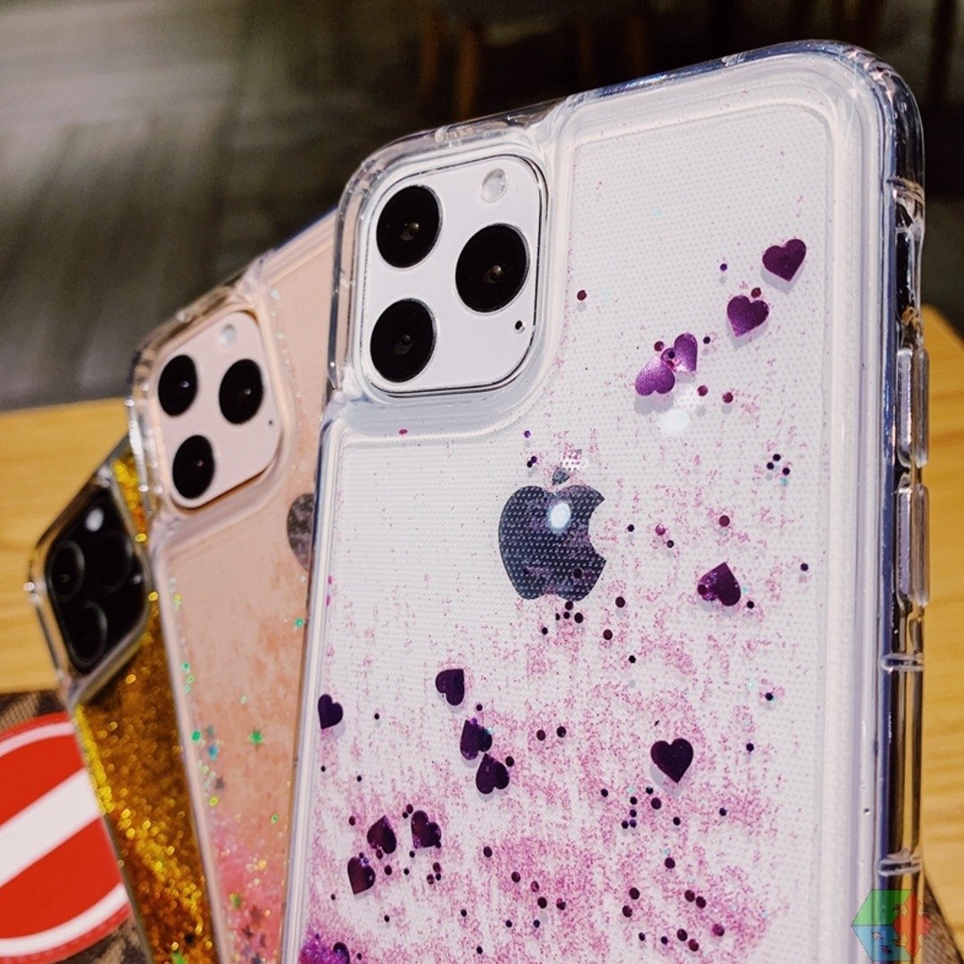 iPhone 11 Pro Max Liquid Glitter Sparkle Shiny Bling Case