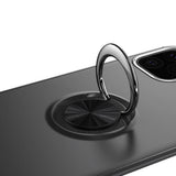 iPhone 11 (3 in 1 Combo) Metallic Ring Case + Tempered Glass + Earphones
