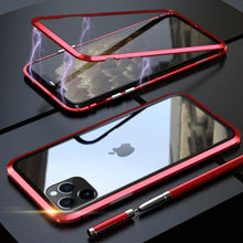 Load image into Gallery viewer, iPhone 11 Electronic Auto-Fit Magnetic Glass Case
