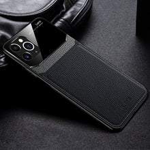 Load image into Gallery viewer, iPhone 11 Series Sleek Slim Leather Glass Case
