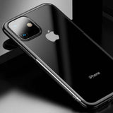 Baseus ® iPhone 11 Ultra-Thin Transparent Sparkling Edge Case