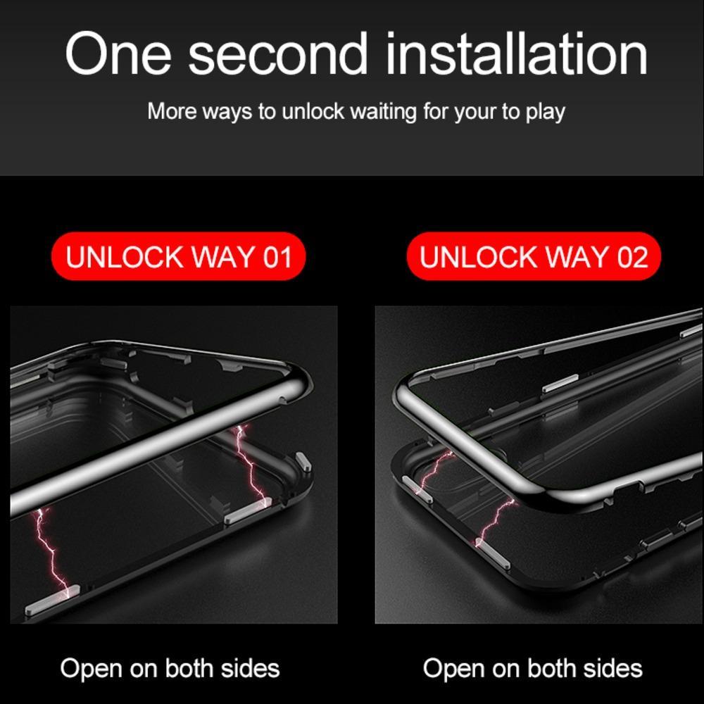 iPhone 11 Pro Electronic Auto-Fit Magnetic Glass Case