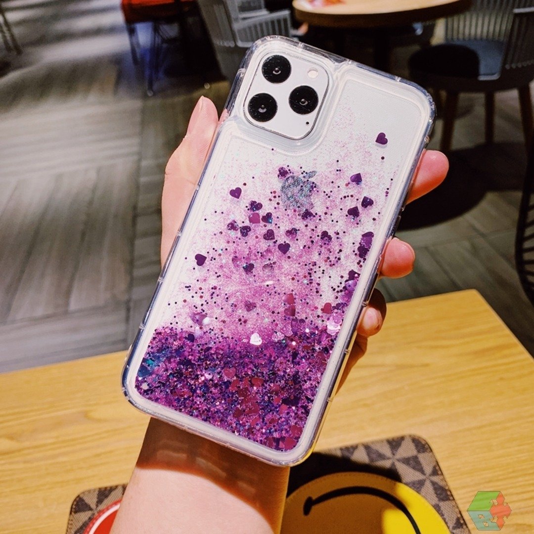 iPhone 11 Pro Max Liquid Glitter Sparkle Shiny Bling Case