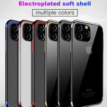 Load image into Gallery viewer, iPhone 11 Series Electroplating Silicone Transparent Glitter Case
