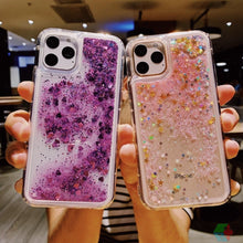 Load image into Gallery viewer, iPhone 11 Series Liquid Glitter Sparkle Shiny Bling Case
