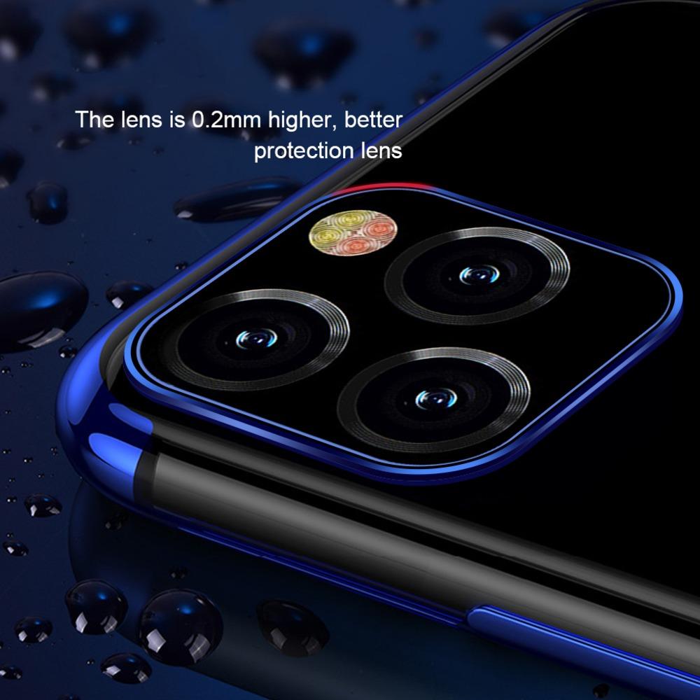 iPhone 11 Pro Max Electroplating Silicone Transparent Glitter Case