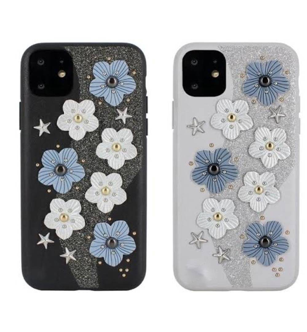 MK ® iPhone 11 Pro Max  Luna Aristo 3D Flower Print Case