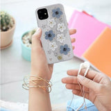 MK ® iPhone 11 Pro Max  Luna Aristo 3D Flower Print Case