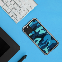 MK ® iPhone 11 Pro Max Raigor Inverse Army Pattern Shockproof Protective Case