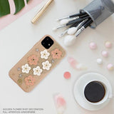 MK ® iPhone 11 Pro Max  Luna Aristo 3D Flower Print Case