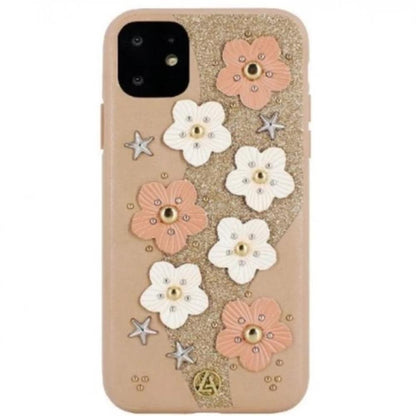 MK ® iPhone 11 Pro Max  Luna Aristo 3D Flower Print Case