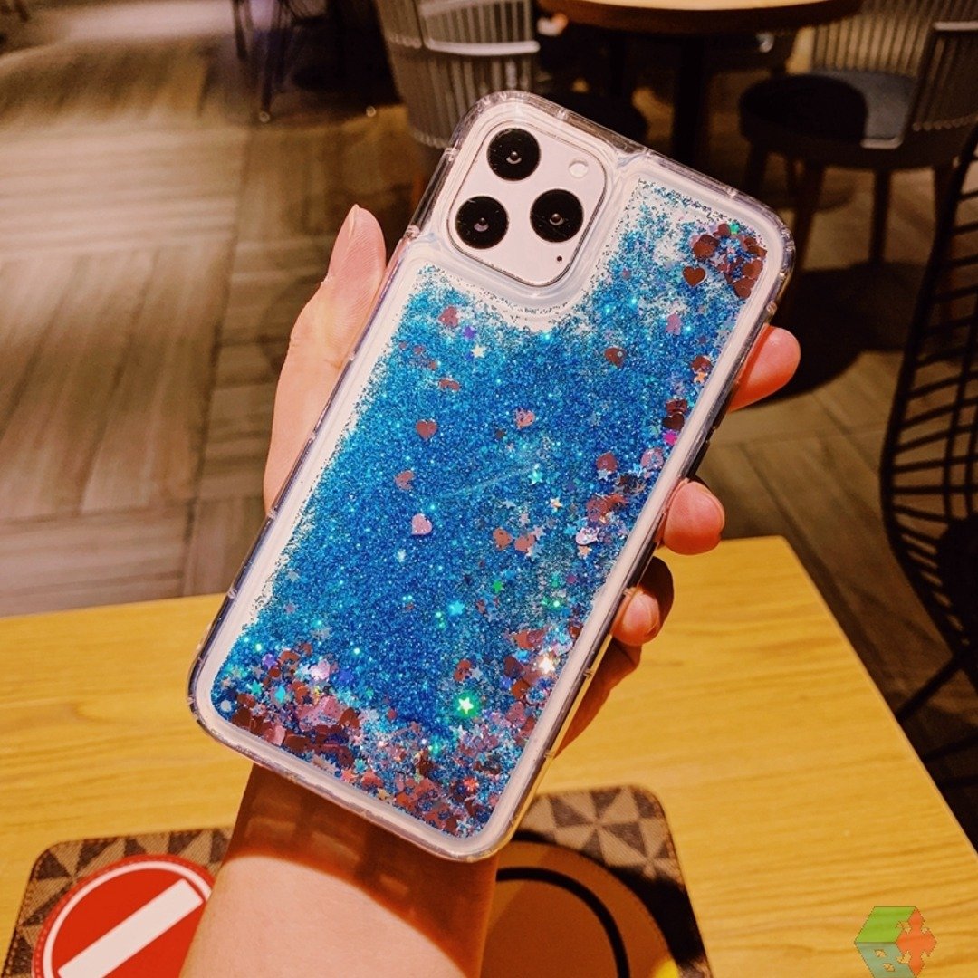 iPhone 11 Pro Max Liquid Glitter Sparkle Shiny Bling Case