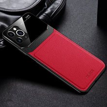 Load image into Gallery viewer, iPhone 11 Series Sleek Slim Leather Glass Case

