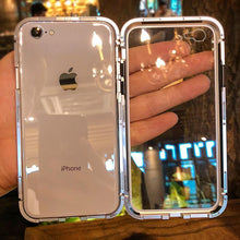 Load image into Gallery viewer, New Electronic Auto-Fit Magnetic Glass Case for iPhone
