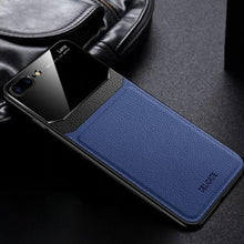 Load image into Gallery viewer, iPhone 8 Plus Sleek Slim Leather Glass Case
