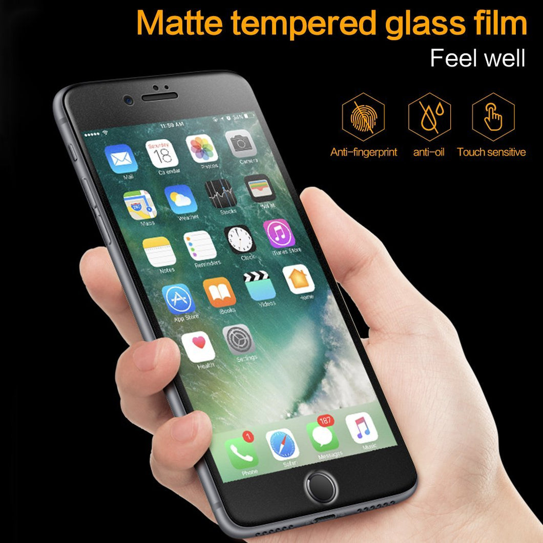 Original iPhone 7/8, 7+/8+ Anti-glare Matte Tempered Glass Protector