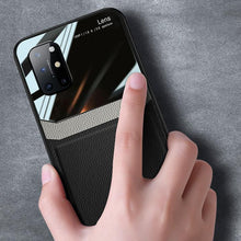 Load image into Gallery viewer, OnePlus Series Sleek Slim Leather Glass Case With Tempered Glass
