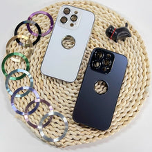 Load image into Gallery viewer, iPhone 14 Pro Max luxury Logo Cut Back Case
