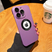 Load image into Gallery viewer, Frosted Magnetic Logo Display Case - iPhone
