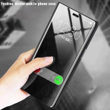 Load image into Gallery viewer, Galaxy M21 Mirror Clear View Flip Case [Non Sensor Working]
