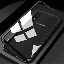 Load image into Gallery viewer, Galaxy M40 Electronic Auto-Fit Magnetic Transparent Glass Case
