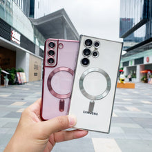 Load image into Gallery viewer, Galaxy S21 Classic Plating Soft Edge MagSafe Back Case

