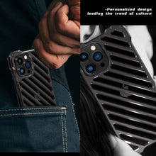 Load image into Gallery viewer, iPhone 14 R-Just Aluminium Alloy Grill Case
