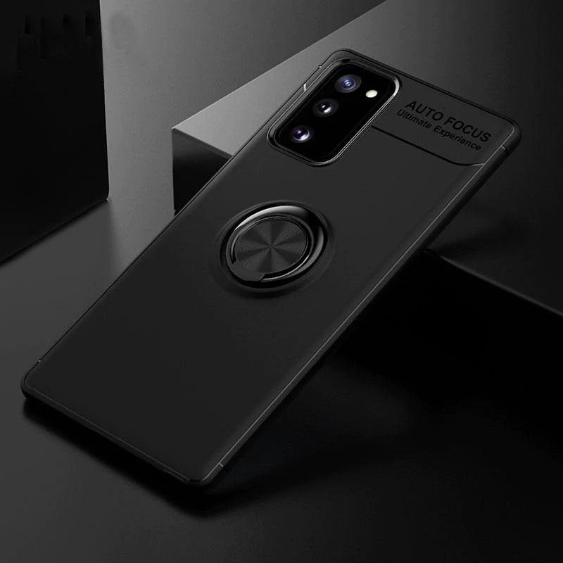 OnePlus Series Metallic Finger Ring Holder Matte Case
