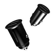 Load image into Gallery viewer, TOTU Design Smart Mini Dual USB Ports Fast Car Charger
